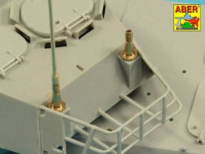NATO Antennas with Mount Bases (Set of 2 ) (Plastic model)