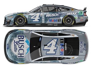 `ケビン・ハービック` #4 ブッシュ ライト #BUSHLATTEBREAK フォード マスタング NASCAR 2022 ネクストジェネレーション (ミニカー)