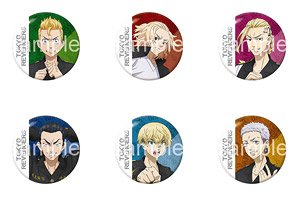 Tokyo Revengers Fight style Can Badge (Set of 6) (Anime Toy)