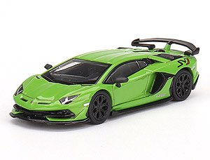 ランボルギーニ アヴェンタドール SVJ Verde Mantis (グリーン) (左ハンドル) (ミニカー)