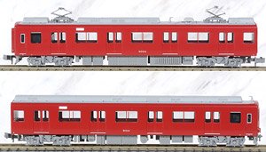 Kintetsu Series 9000 Mono-tone Red Two Car Set (Addtional Unit/without Motor) (Add-On 2-Car Set) (Model Train)
