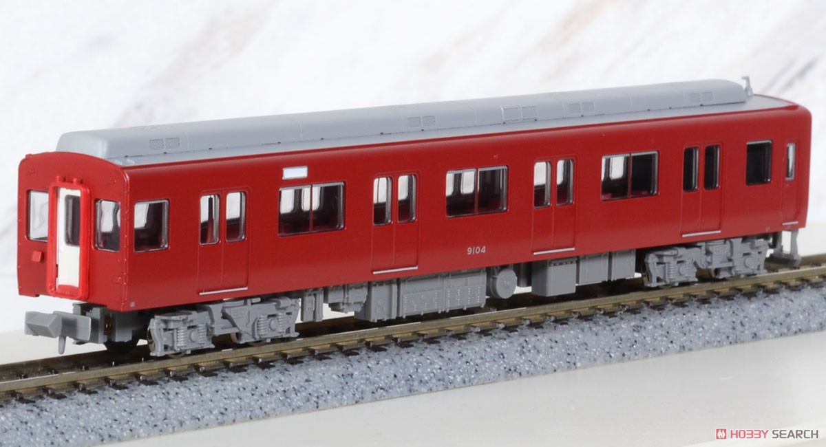 Kintetsu Series 9000 Mono-tone Red Two Car Set (Addtional Unit/without Motor) (Add-On 2-Car Set) (Model Train) Item picture5