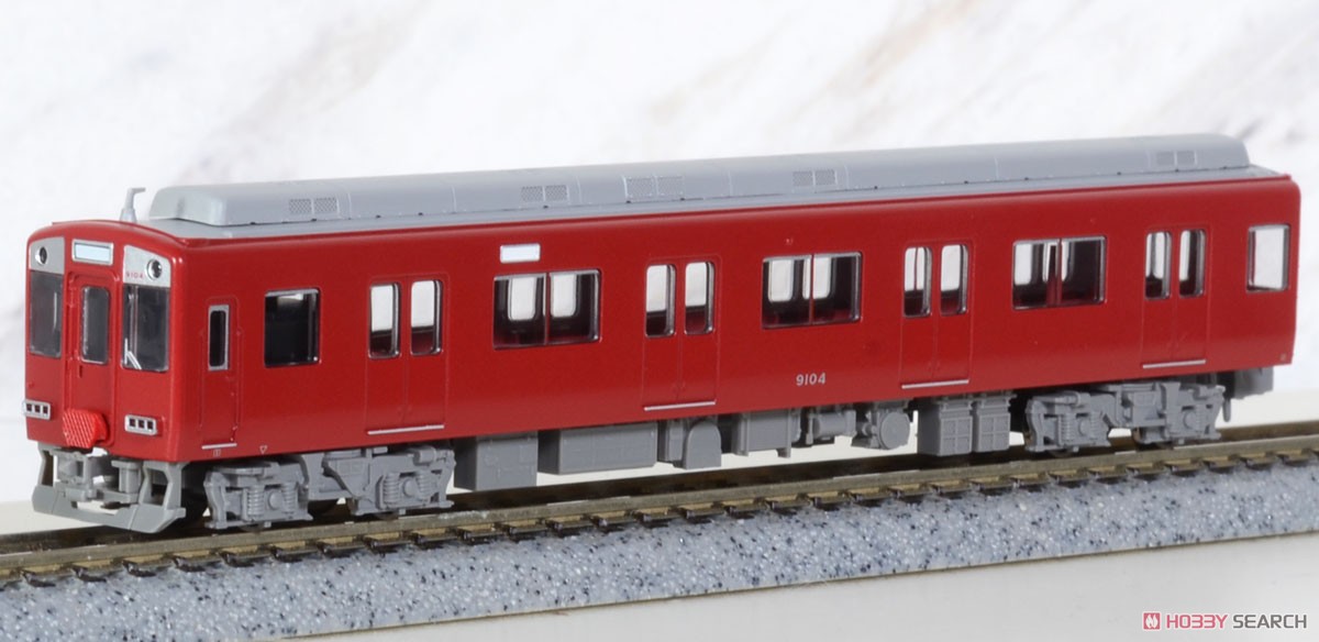 Kintetsu Series 9000 Mono-tone Red Two Car Set (Addtional Unit/without Motor) (Add-On 2-Car Set) (Model Train) Item picture6