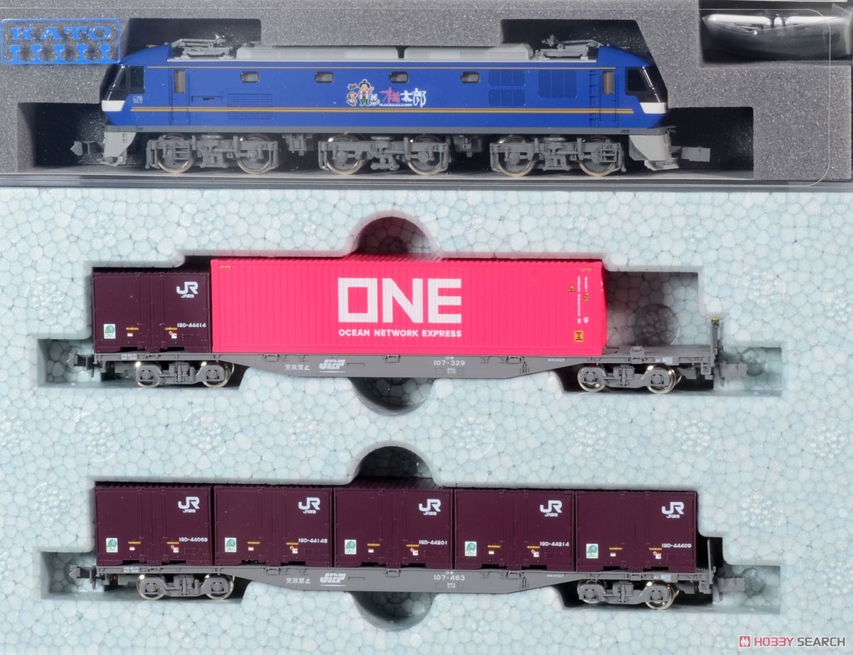 N Scale Starter Set EF210 Container Train (3-Car Set + Master1[M1]) (Model Train) Item picture1