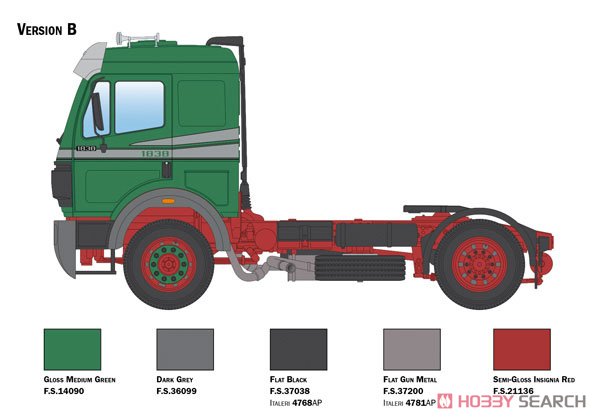 Mercedes Benz SK 1844LS V8 Tractor Head (Model Car) Color2