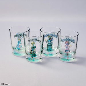 Kingdom Hearts Mini Glass Set (Anime Toy)