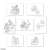 キングダム ハーツ ポストカードセット Illustrated by TETSUYA NOMURA Cタイプ (キャラクターグッズ) 商品画像1