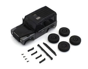 MINI-Z 4x4 Body Set Land Rover Defender 90 Autobiography Corris Gray / Santorini Black (RC Model)
