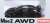 Mini-Z AWD Ready Set Honda Civic Type R Crystal Black Pearl (RC Model) Item picture4