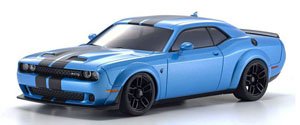 ミニッツAWD オートスケール ダッジ チャレンジャー SRT ヘルキャット レッドアイ B5ブルー (ラジコン)