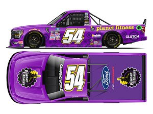 `ジョーイ・ロガーノ` #54 プラネットフィットネス フォード F-150 NASCAR キャンピングワールド・トラックシリーズ 2022 (ミニカー)