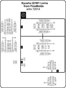 陸上哨戒機 東海一一型 塗装マスクシール (ファインモールド用) (プラモデル)