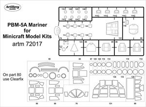 Masking Sheet for PBM-5A (for Minicraft Model) (Plastic model)