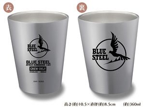 Arpeggio of Blue Steel Original Ver. Blue Steel Stainless Thermo Tumbler Silver (Anime Toy)