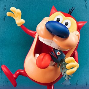 The Ren and Stimpy Show/ Stimpy J. Cat Ultimate Action Figure (Completed)