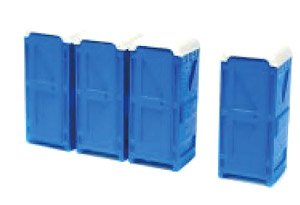 211038 (N) Temporary Toilet (Blue) (Model Train)