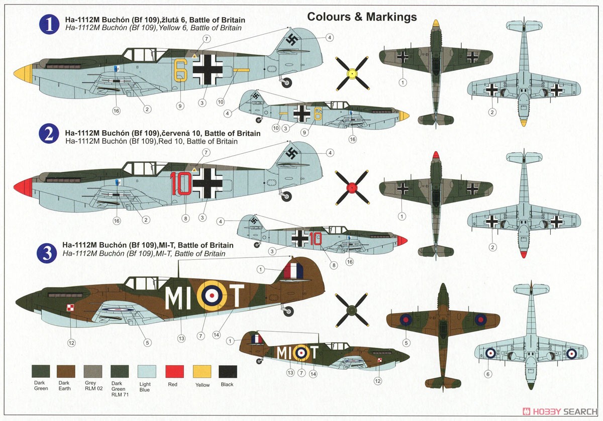 HA-1112M-1L Buchon `The Movie Star` (Plastic model) Color3