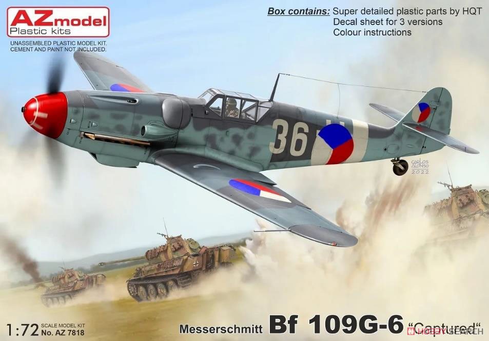 Messerschmitt Bf 109G-6 `Captured` (Plastic model) Package1