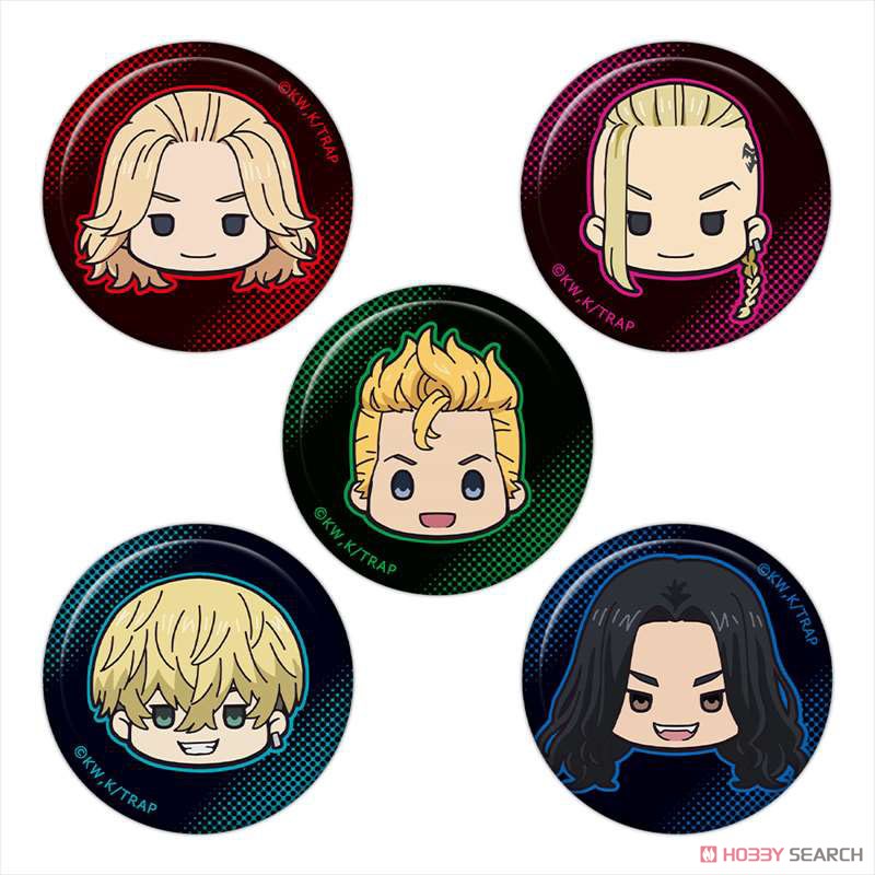 TV Animation [Tokyo Revengers] Churu Chara Mini Can Badge (Set of 5) (Anime Toy) 商品画像1