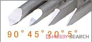 Bit Blade Triangle Ver Angle: 90 - 5 (Set of 4) (Hobby Tool) Item picture2