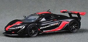 マクラーレン P1 GTR ブラック/レッド (ミニカー)