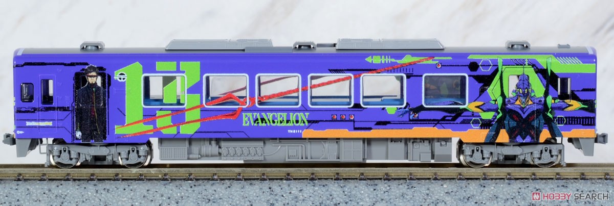 Tenryu Hamanako Railway Type TH2100 (#TH2111, Evangelion Wrapping Train) (Model Train) Item picture1