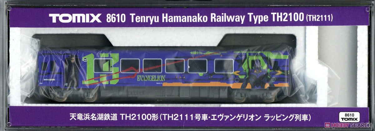Tenryu Hamanako Railway Type TH2100 (#TH2111, Evangelion Wrapping Train) (Model Train) Package1