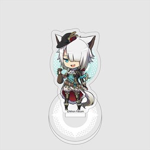 [Ys IX: Monstrum Nox] Acrylic Memo Stand (White Cat) (Anime Toy)