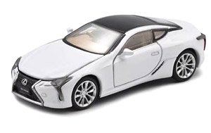 Lexus LC500 ホワイト (北米仕様クラムシェルパッケージ) (ミニカー)