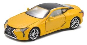Lexus LC500 イエロー (北米仕様クラムシェルパッケージ) (ミニカー)