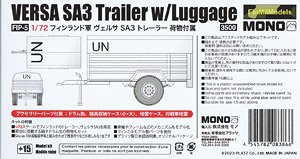フィンランド軍 ヴェルサ SA3 トレーラ 荷物付属 (プラモデル)