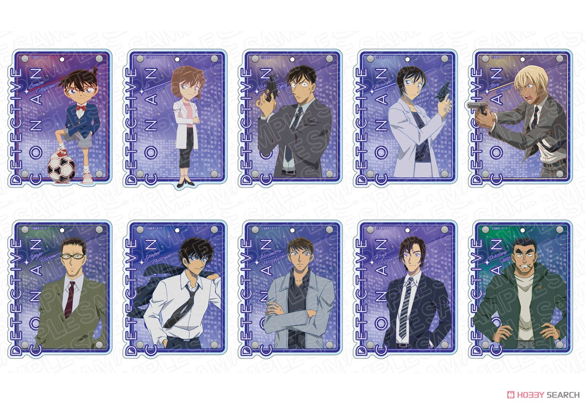 Detective Conan Acrylic Die-cut Pass Case Wataru Date Night Sky Ver. (Anime Toy) Other picture1
