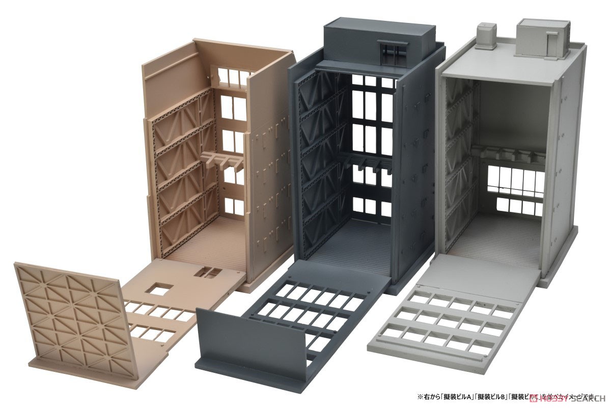 DCM17 ジオ・コム 擬装ビルA (プラモデル) その他の画像3