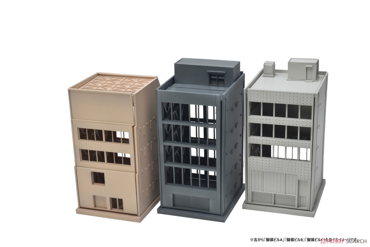 DCM18 ジオ・コム 擬装ビルB (プラモデル) その他の画像2