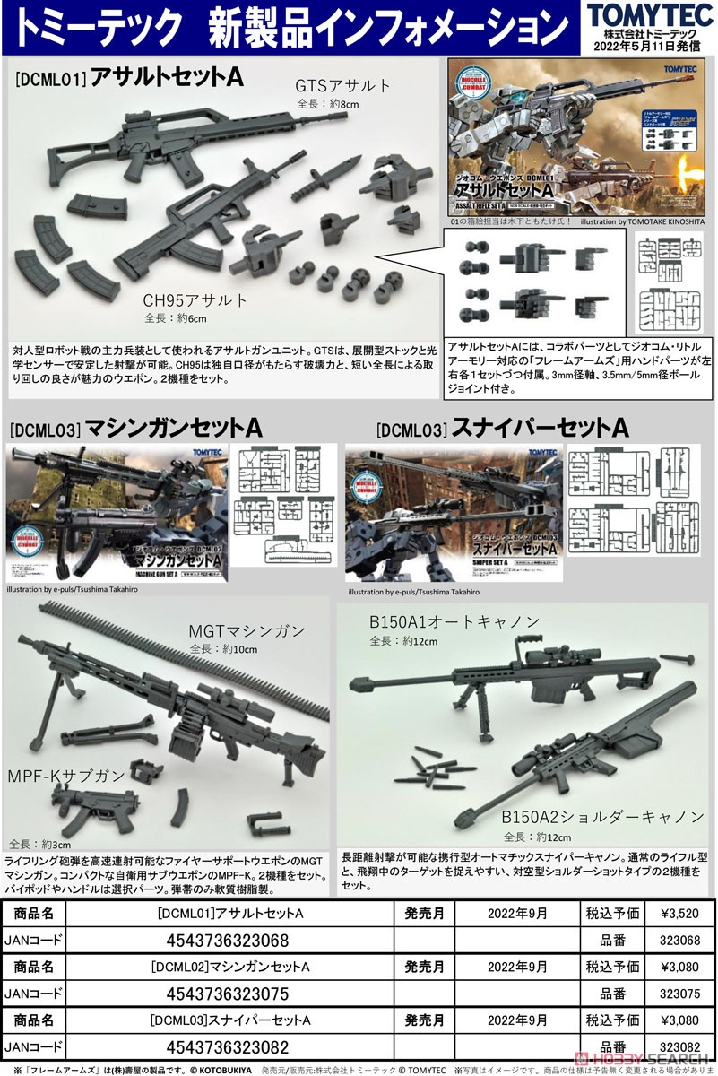 [DCML01] アサルトセットA (プラモデル) その他の画像4