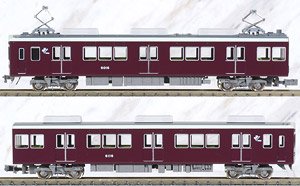 阪急 6000系 神戸線 6016編成 増結用先頭車2両セット (動力無し) (増結・2両セット) (塗装済み完成品) (鉄道模型)
