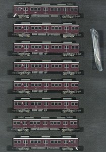 Hankyu Series 6000 Takarazuka Line 6001 Formation Eight Car Formation Set (w/Motor) (8-Car Set) (Pre-colored Completed) (Model Train)