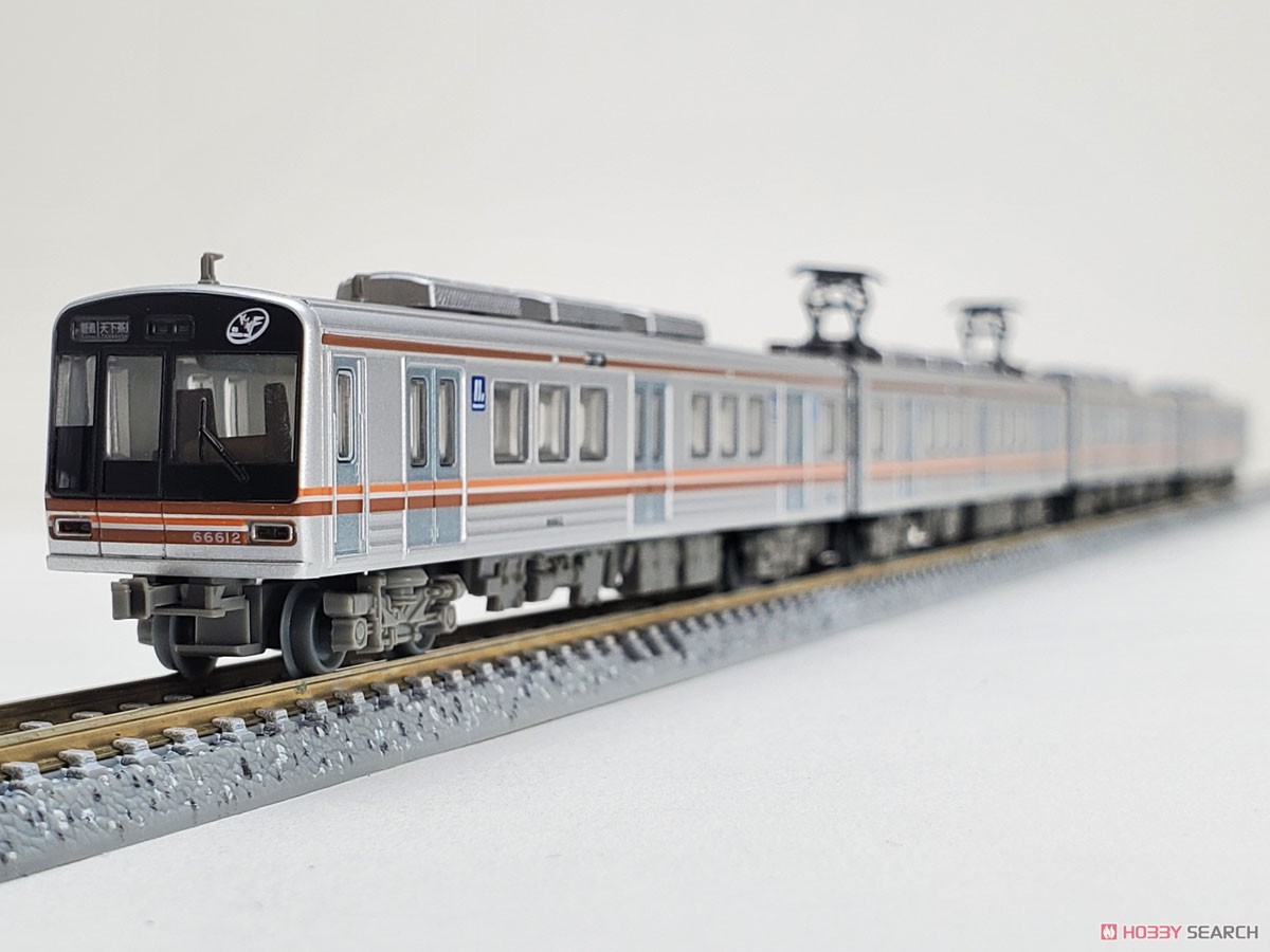 The Railway Collection Osaka Metro Series 66 Non-Renewaled Car (Sakaisuji Line Formation 12) Standard Four Car Set (Basic 4-Car Set) (Model Train) Item picture12