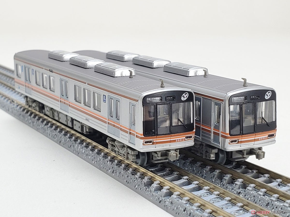 The Railway Collection Osaka Metro Series 66 Non-Renewaled Car (Sakaisuji Line Formation 12) Standard Four Car Set (Basic 4-Car Set) (Model Train) Item picture14