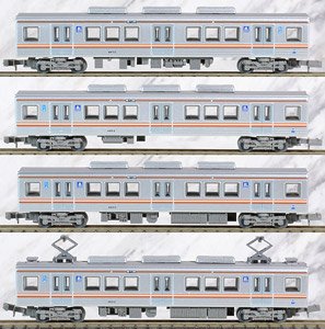 The Railway Collection Osaka Metro Series 66 Non-Renewaled Car (Sakaisuji Line Formation 12) Additional Four Car Set (Add-On 4-Car Set) (Model Train)