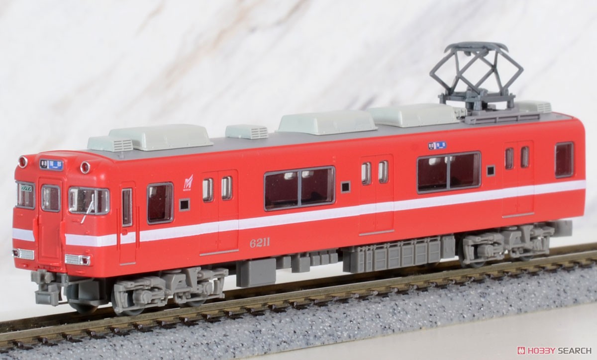 The Railway Collection Nagoya Railway Series 6000 (Revival White Stripe, Formation 6011) (2-Car Set) (Model Train) Item picture2
