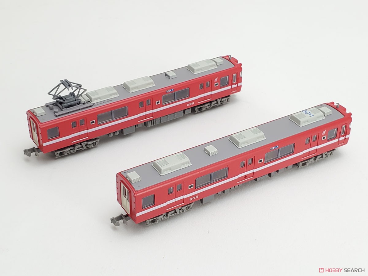 The Railway Collection Nagoya Railway Series 6000 (Revival White Stripe, Formation 6011) (2-Car Set) (Model Train) Item picture8