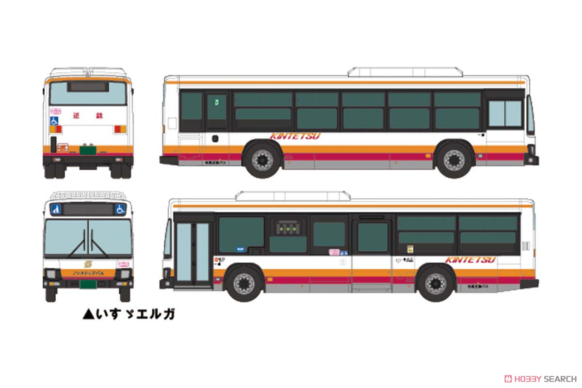ザ・バスコレクション 名阪近鉄バス2台セット (2台セット) (鉄道模型) その他の画像2