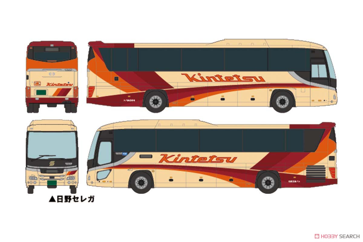 ザ・バスコレクション 名阪近鉄バス2台セット (2台セット) (鉄道模型) その他の画像3