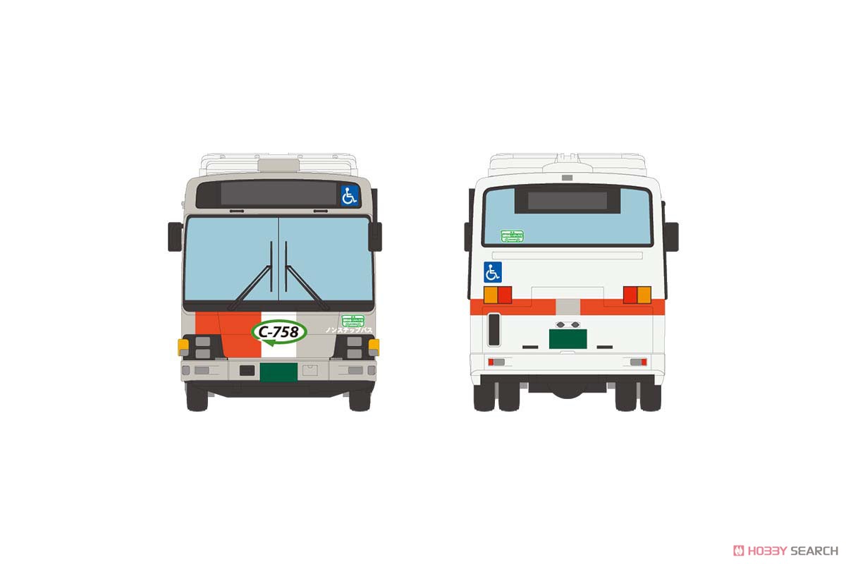 The All Japan Bus Collection 80 [JH007-2] Transportation Bureau City of Nagoya, City Center Loop Bus (Isuzu Erga Mio) (Aichi Area) (Model Train) Other picture2