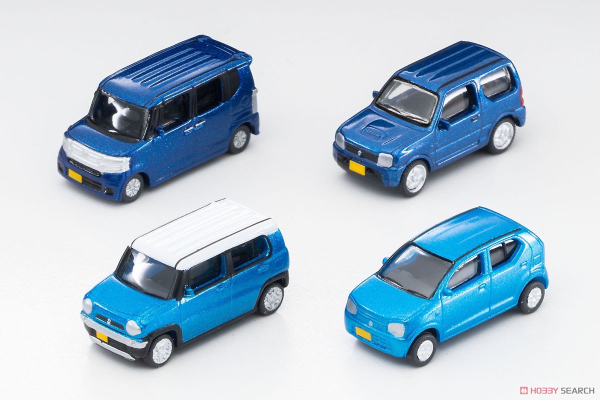 The Car Collection Basic Set `Select` Blue (4 Car Set) (Model Train) Item picture1
