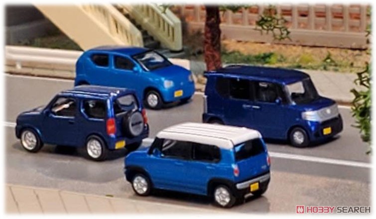 The Car Collection Basic Set `Select` Blue (4 Car Set) (Model Train) Other picture1