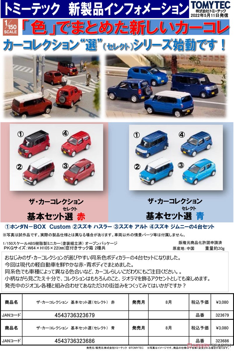 The Car Collection Basic Set `Select` Blue (4 Car Set) (Model Train) Other picture18