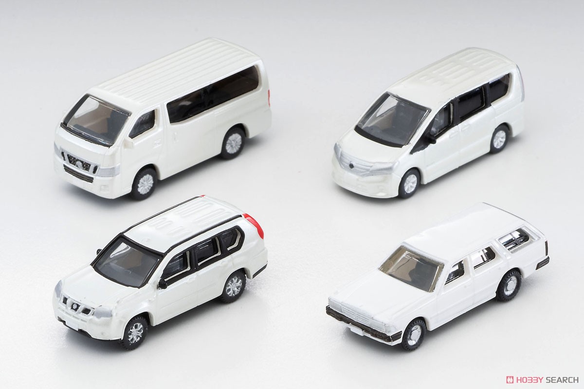 The Car Collection Basic Set `Select` White (4 Car Set) (Model Train) Item picture1