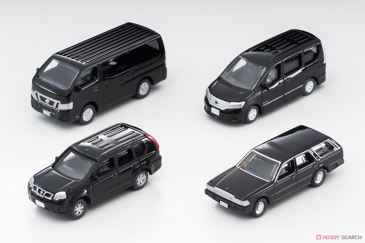 The Car Collection Basic Set `Select` Black (4 Car Set) (Model Train) Item picture1